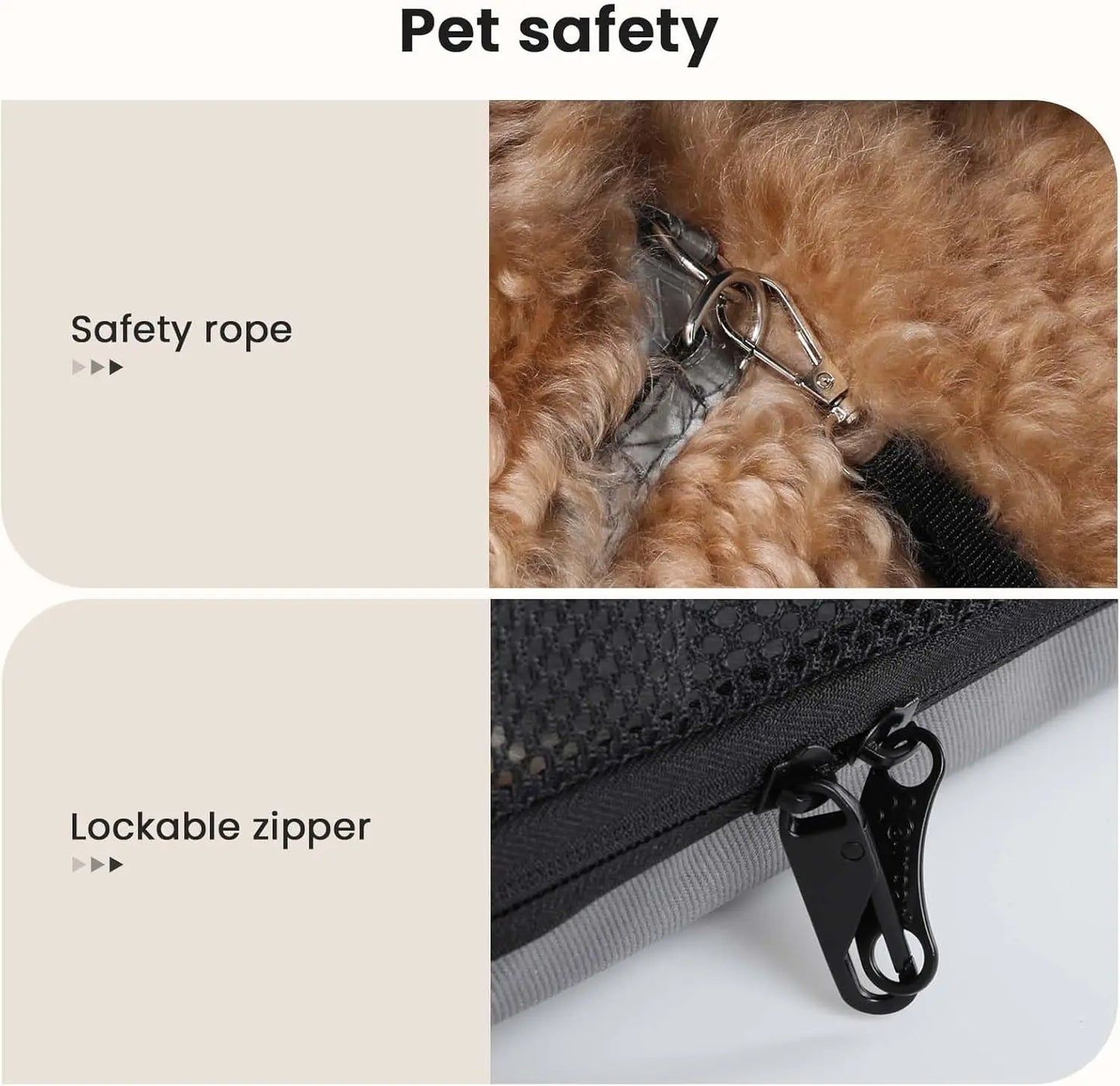 Dog Car Carrier Light Weight 24x17.7x20.5in, Foldable Pet Crate for Travel, Portable & Breathable with Curtain