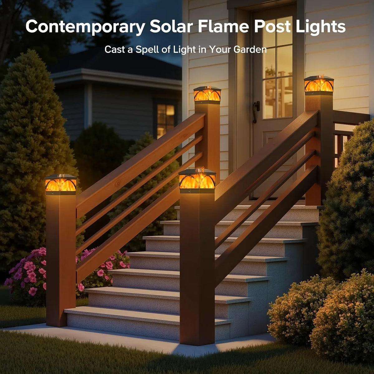 Outdoor Waterproof Villa Gate Fence Light Solar Light Outdoor Villa Column Lamp Fence Gate Pillar Head Led Lamp For House Garden