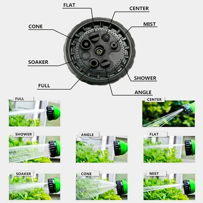 High Quality 25Ft-200Ft Flexible Expandable Hose Magic Garden Water Hose Eu Hose Plastic Hoses Pipe With Spray Gun To Watering