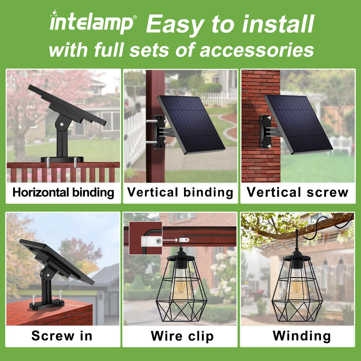 Intelamp 4000mah Solar Pendant Lights Solar Shed Hanging Lights Indoor & Outdoor Waterproof For Garden Terrace Balcony Pavilion