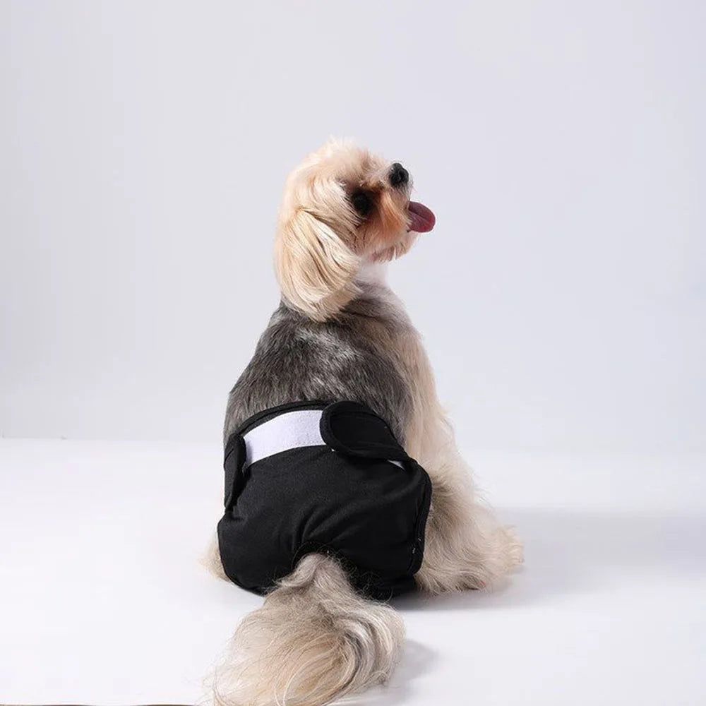 Washable Female Dogs Shorts Adjustable & No Leak Comfortable Dog Period Panties Doggies Puppy Underwear for Small and Large Dogs