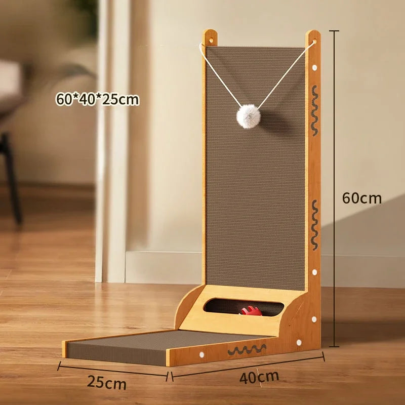 New Style Cat Scratcher Cat Scraper Detachable Wooden Scratching Post for Cats Training Grinding Claw Toys Furniture Protector