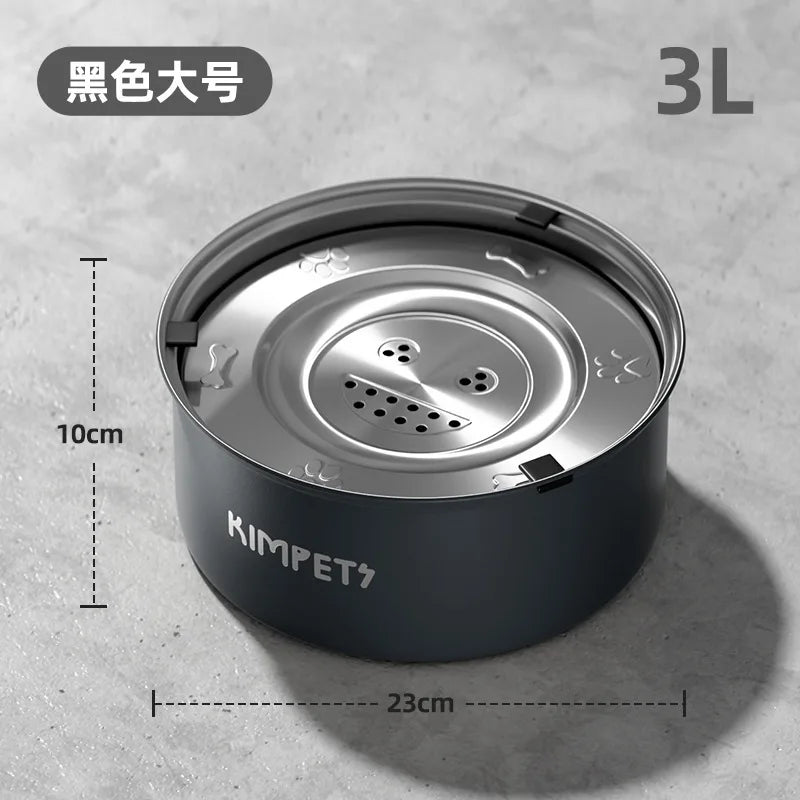Stainless Steel Dog  Anti-tip Large Capacity Pet  Dog Rice BowL Dog Water Cat  Easy To Clean Slow Food