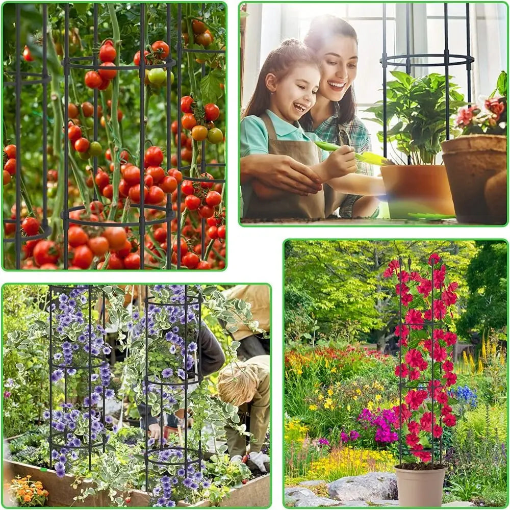 Stackable Garden Trellis Infinitely Spliceable Rose Trellis for Climbing Flowers Vegetable Indoor Outdoor