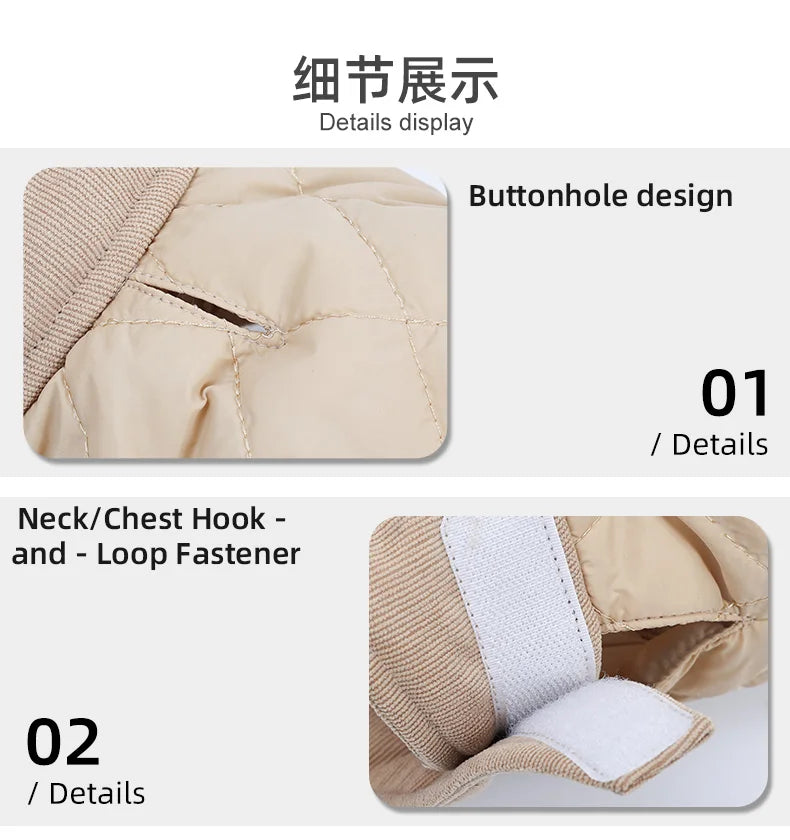Winter Dog Coat for Dachshund Water Repellent Warm Dog Jacekt for Small Short-Leg Dogs Diamond Quilted Windproof Dog Clothing