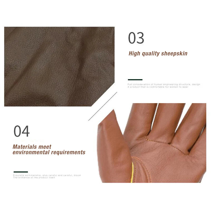 S-XL Gardening Gloves Rose Pruning Thorn Cut Proof Bushes Long Sleeve Leather Floral Gauntlet Welding Protection Gloves
