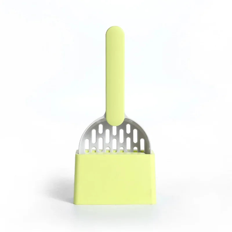 Pet litter scoop set specialized cat litter filter matching base fine hole cat scoop cleaning pet supplies