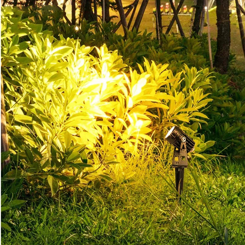 4PCS 1W 3W 5W 7W 10W LED Garden Lawn Lamp Outdoor LED Spike Light Waterproof Lighting Garden Path Spotlights AC 85-265V  DC12V