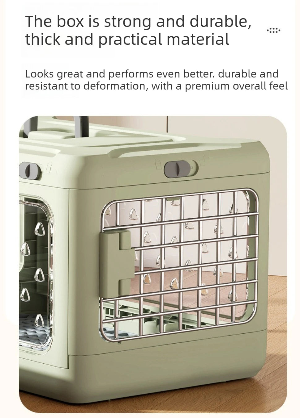 Portable Cat Carrier Pet Airline Crat Foldable Cat Kennel Dog Suitcase Outdoor Car Carry Box Dog Crate for Small Dog Pet Carrier