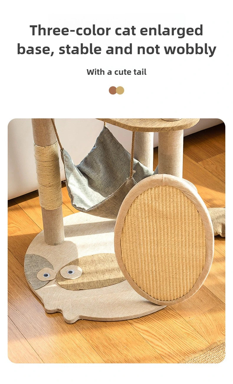 Cat climbing frame, cat tree, cat jumping platform, sisal material, cat tower, pet toy, pet climbing frame, cat scratching board