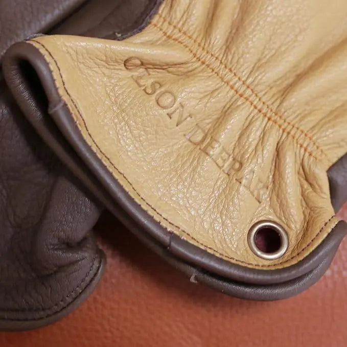 Leather Working Gloves for Gardening,Thornproof Gardening Gloves for Men and Women,Heavy Duty Leather Work Gloves Men