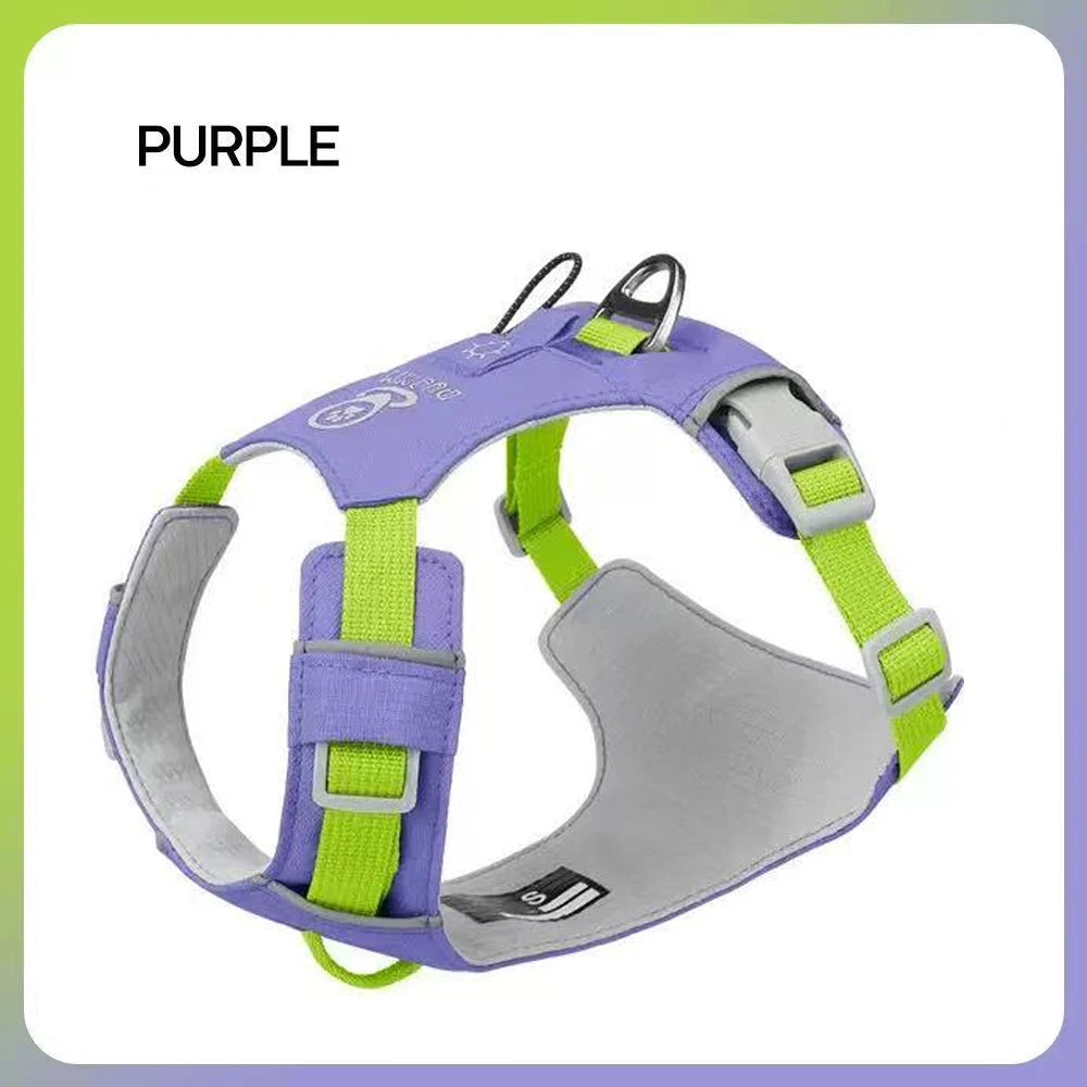 Pet Dog Harness Light Weight Reflective Dog Cat Chest Strap Belt  No Pull Soft Harness Vest Adjustable Outdoor Pets Harness