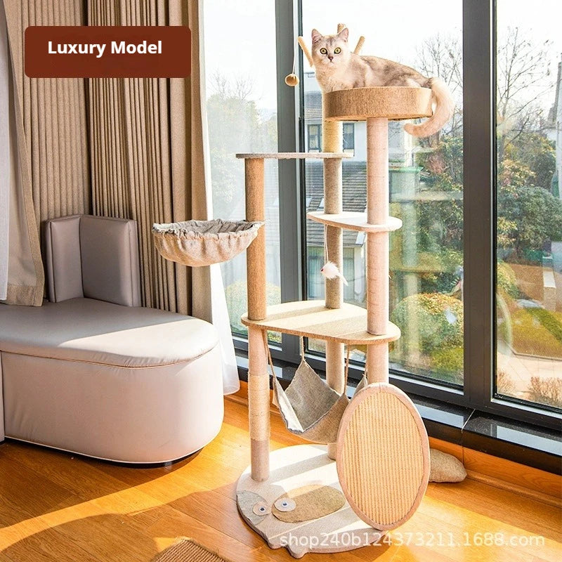 Cat climbing frame, cat tree, cat jumping platform, sisal material, cat tower, pet toy, pet climbing frame, cat scratching board