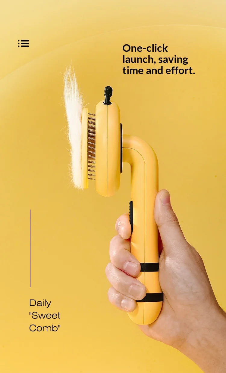 Dog Hair Remover Brush Long Hair Grooming Comb Pet Removes Hairs Cleaning Bath Brush