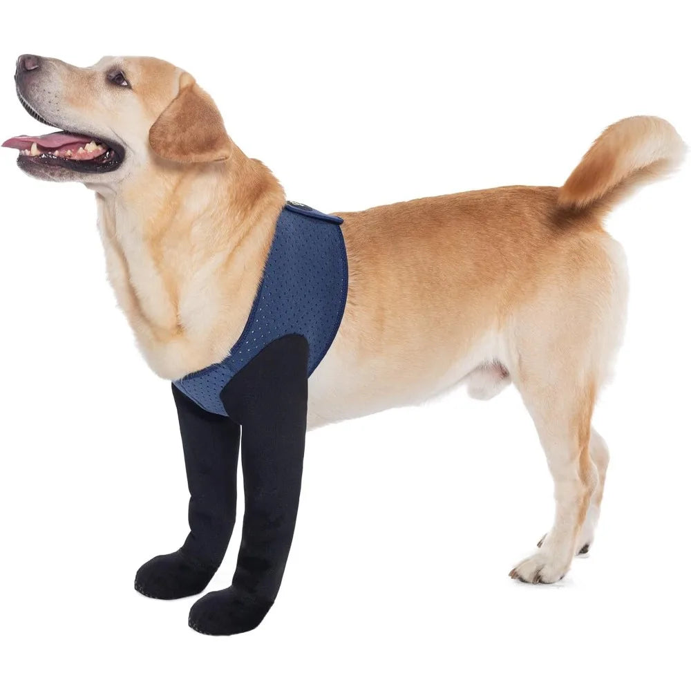 Dog Joint Protector,Front Leg Braces,Breathable Fabric Anti-chew,With Adjustable Paw Supports,Help Better Recovery ACL,XS-XXL