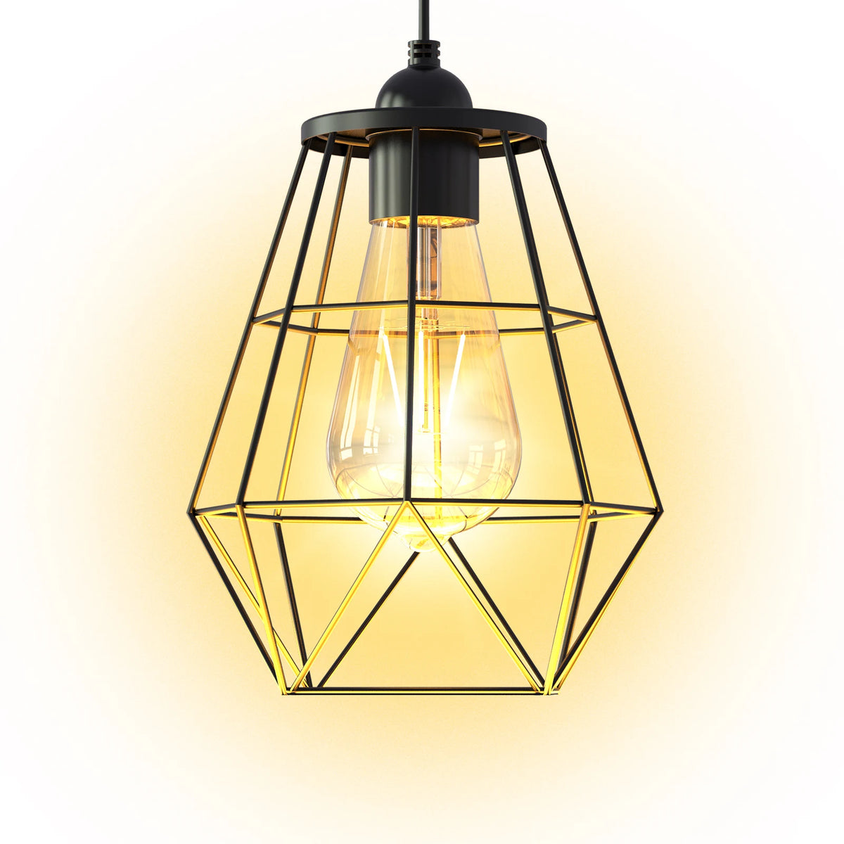 Intelamp 4000mah Solar Pendant Lights Solar Shed Hanging Lights Indoor & Outdoor Waterproof For Garden Terrace Balcony Pavilion