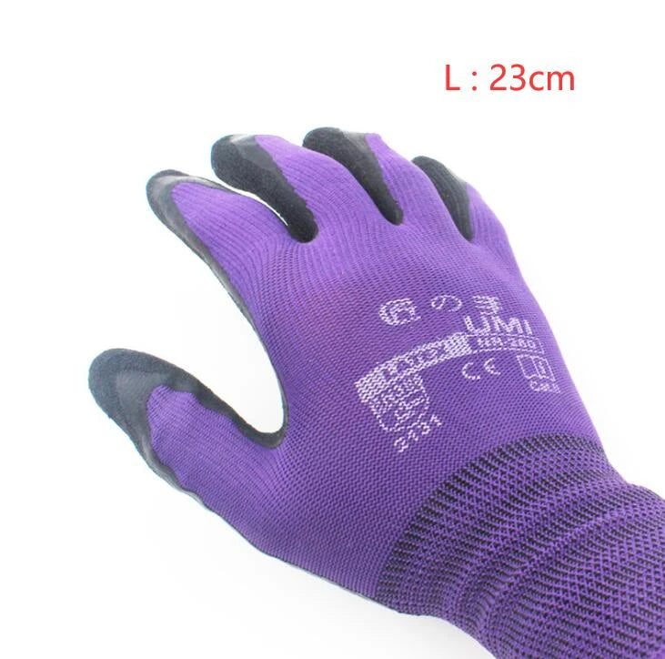Garden Gloves Gardening Nitrile Rubber Gloves Quick Easy To Dig and Plant for Digging Planting Garden Tools Drop Ship