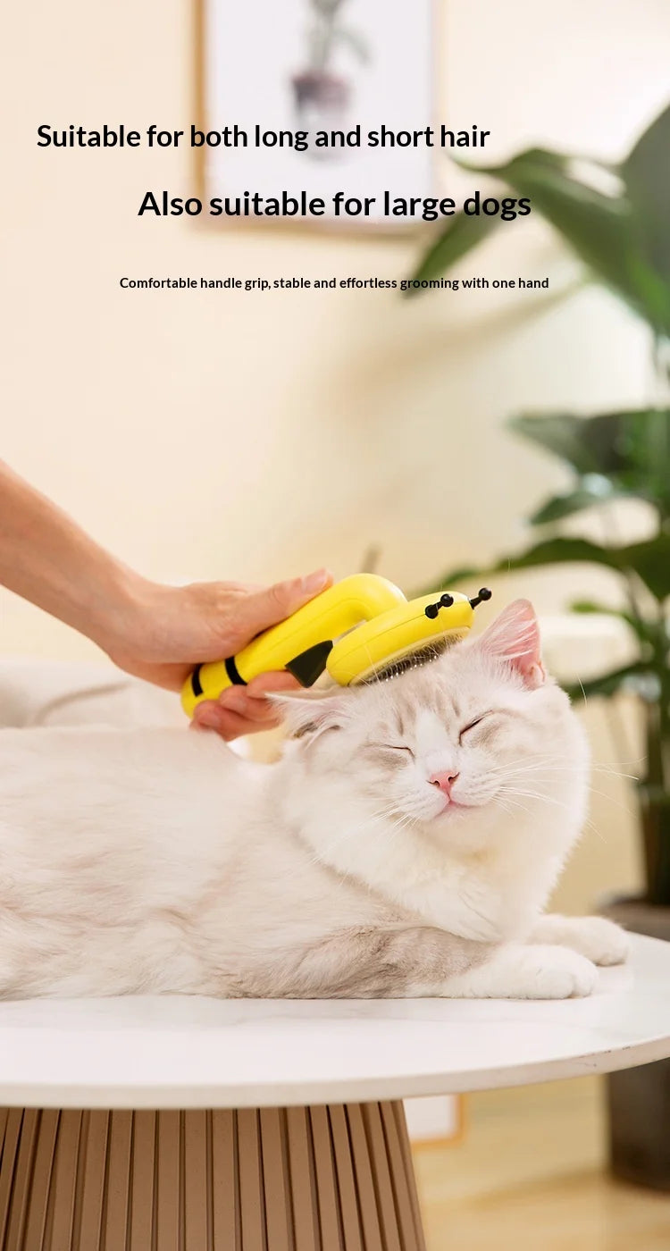 Dog Hair Remover Brush Long Hair Grooming Comb Pet Removes Hairs Cleaning Bath Brush