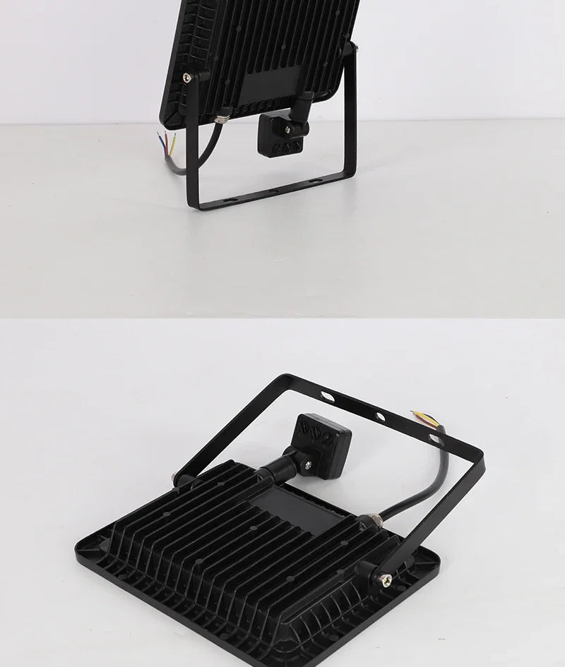 10W 20W 30W 50W 100W Induction Led Flood Light With Adjustable PIR Sensor 110V 220V Floodlight Street Square Outdoor Lighting
