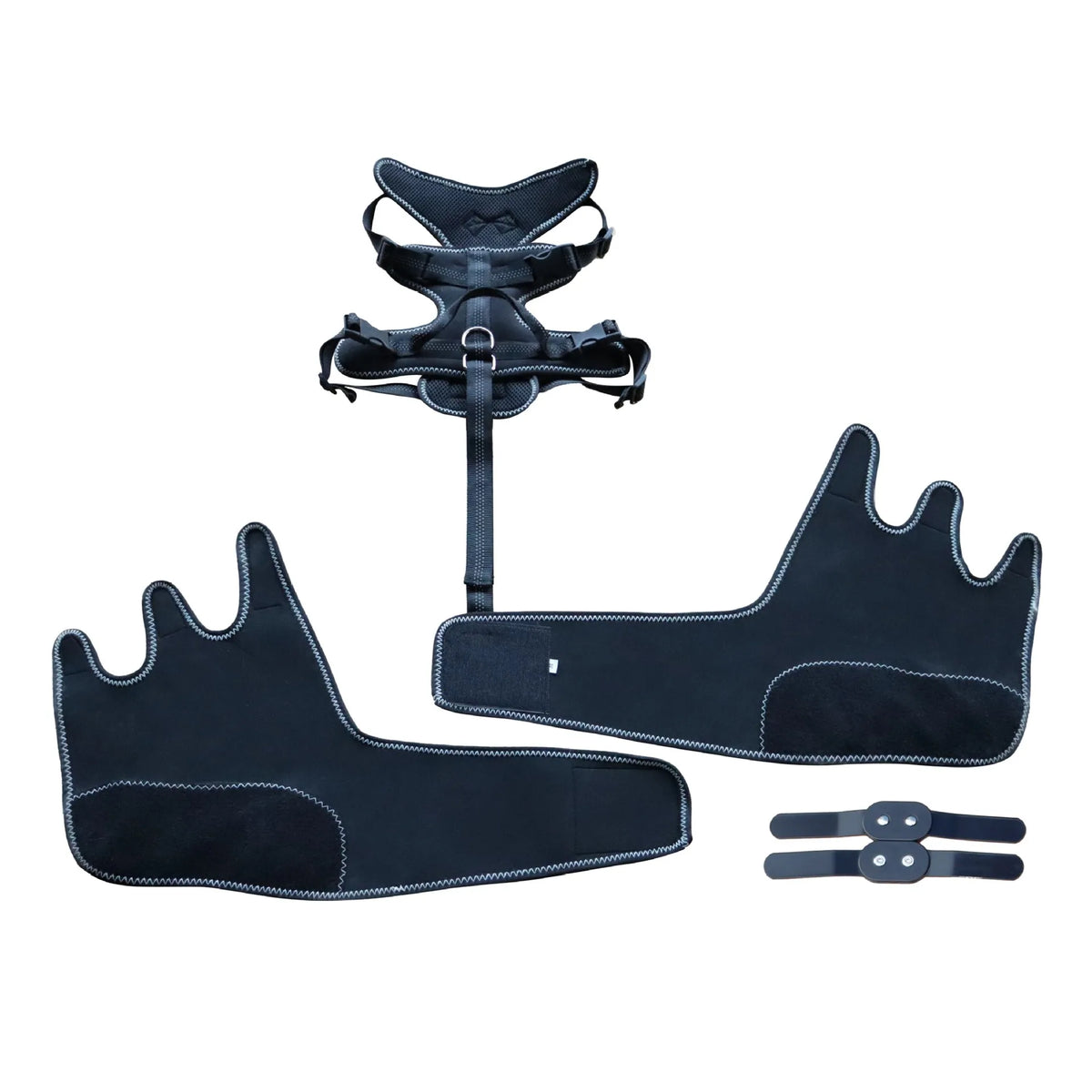 Dog Knee Brace Support for Hind Leg with Traction Rope, Adjustable Design For Joint Pain- Right Rear Leg with Integreted Harness