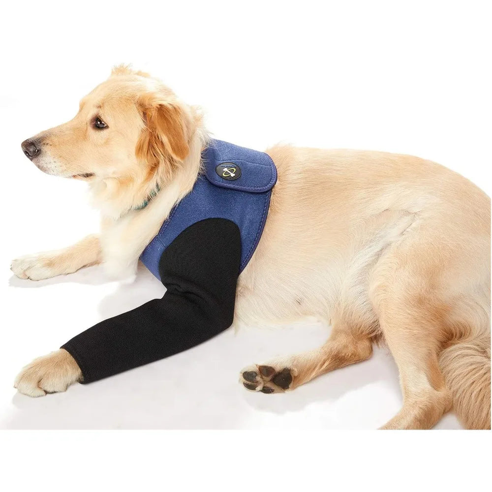 Dog Joint Protector,Front Leg Braces,Breathable Fabric Anti-chew,With Adjustable Paw Supports,Help Better Recovery ACL,XS-XXL