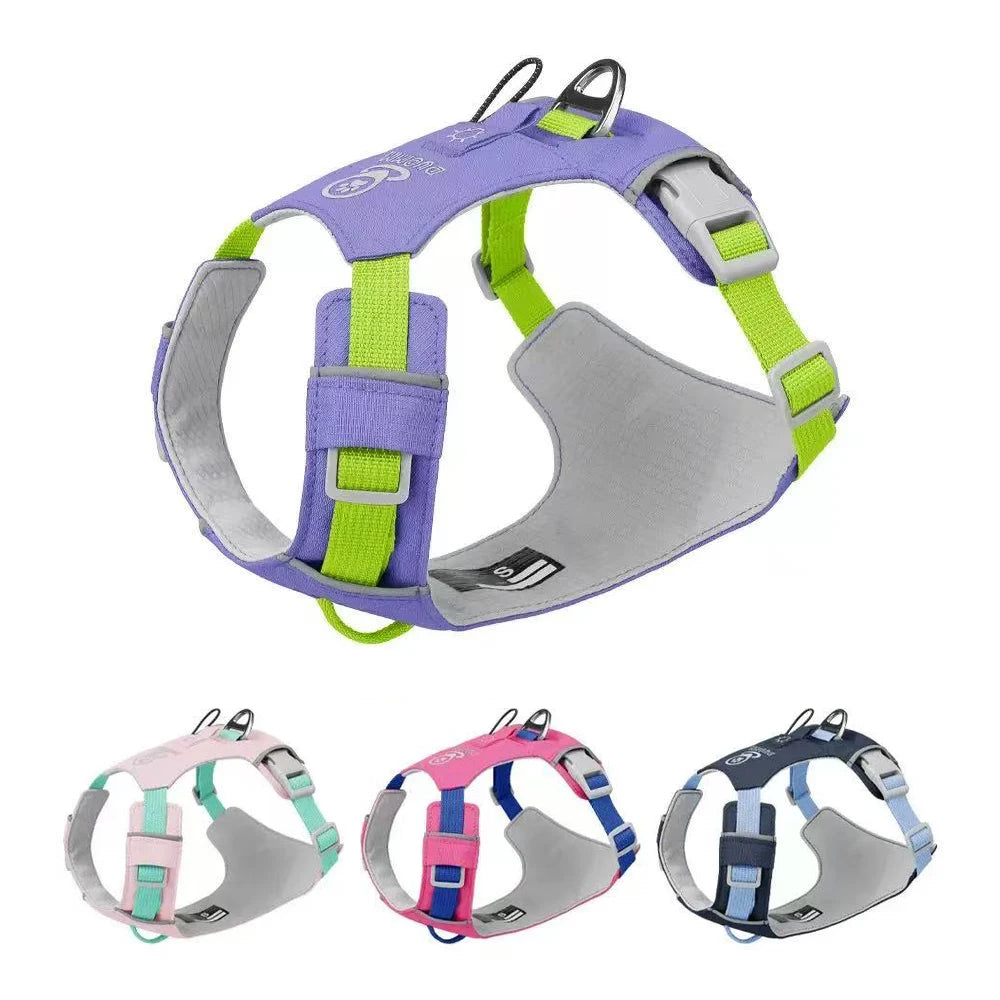 Pet Dog Harness Light Weight Reflective Dog Cat Chest Strap Belt  No Pull Soft Harness Vest Adjustable Outdoor Pets Harness