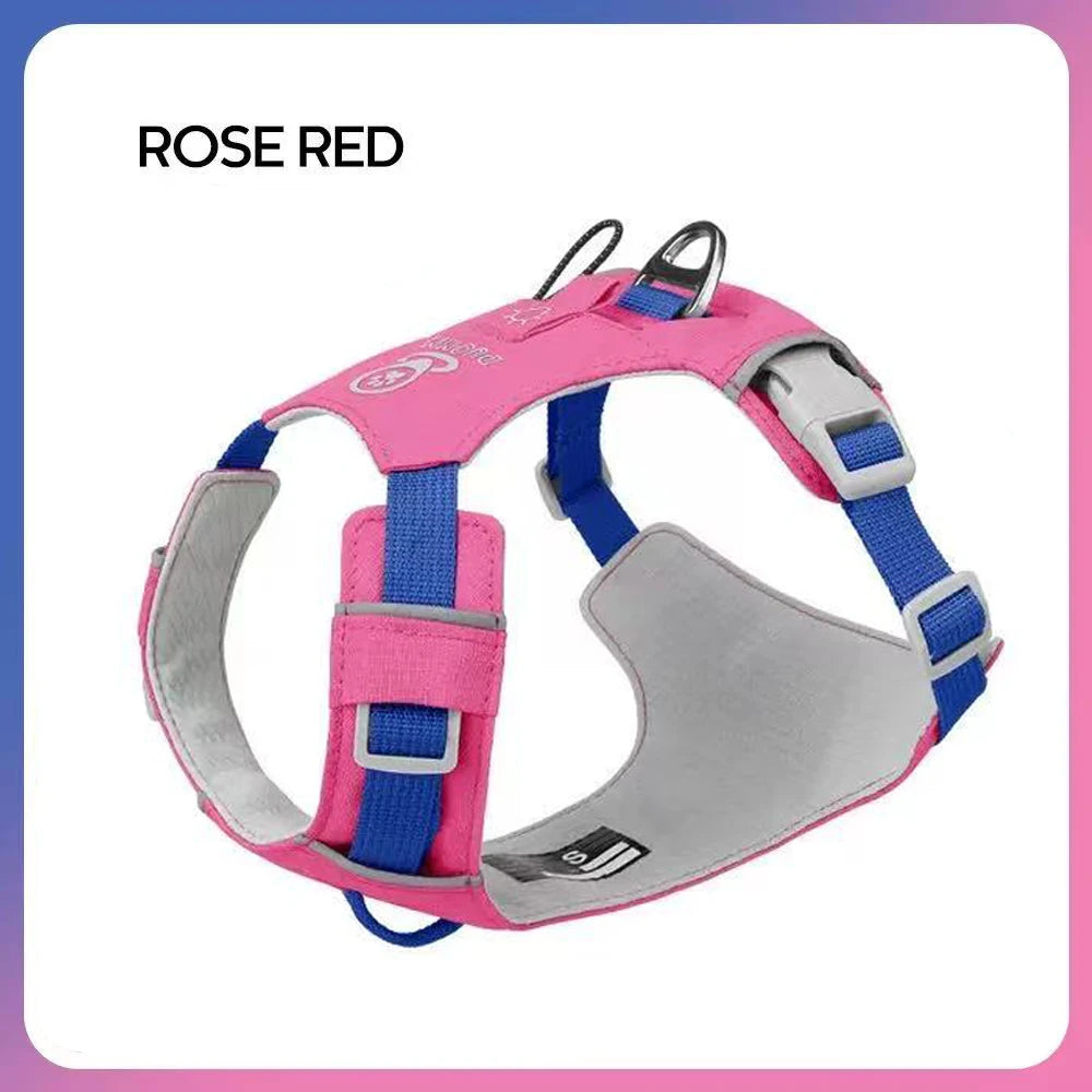 Pet Dog Harness Light Weight Reflective Dog Cat Chest Strap Belt  No Pull Soft Harness Vest Adjustable Outdoor Pets Harness