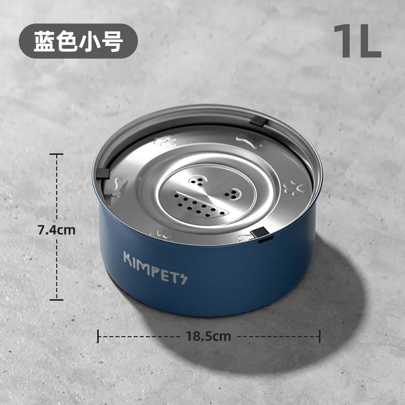 Stainless Steel Dog  Anti-tip Large Capacity Pet  Dog Rice BowL Dog Water Cat  Easy To Clean Slow Food