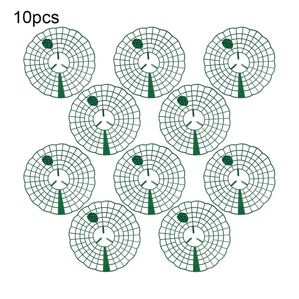 20PCS Strawberry Stand Green Climbing Trellis Home Vine Pillar Lightweight Garden Tools Frame Holder Plant Plastic Fruit Support