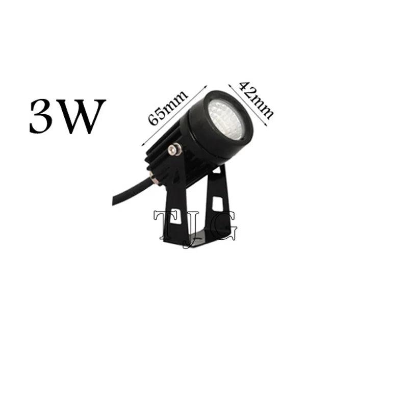 Dimmable Waterproof Landscape led Lawn light 12V 110V 220V Landscape Spot Light IP65 outdoor led light 3W 5W 7W 10W garden lamp