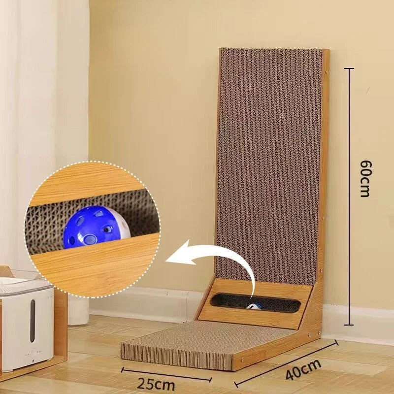 New Style Cat Scratcher Cat Scraper Detachable Wooden Scratching Post for Cats Training Grinding Claw Toys Furniture Protector