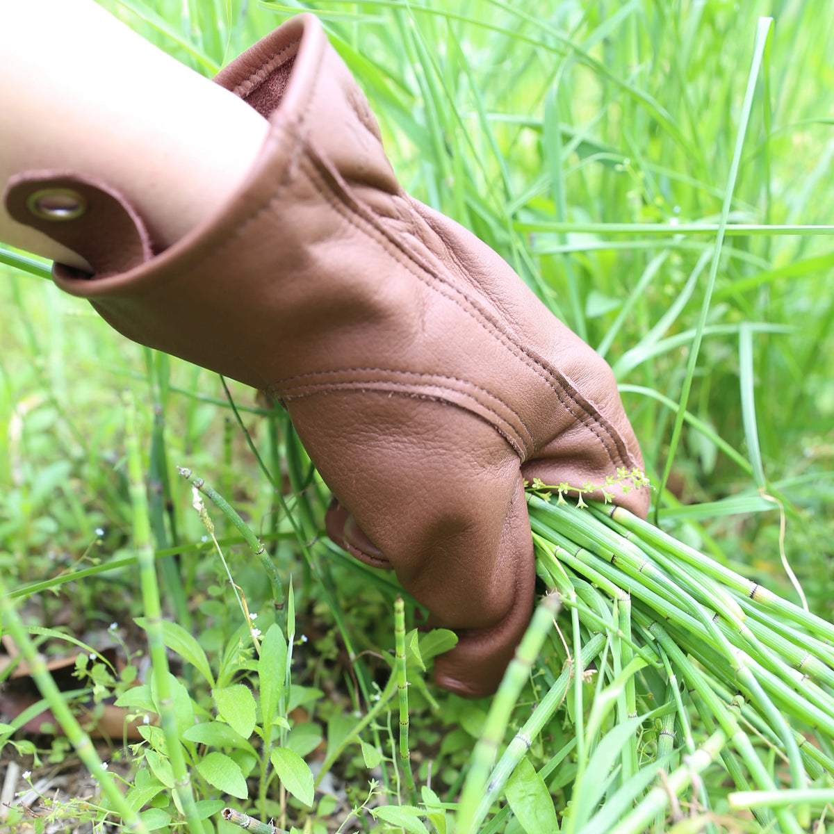 Leather Working Gloves for Gardening,Thornproof Gardening Gloves for Men and Women,Heavy Duty Leather Work Gloves Men