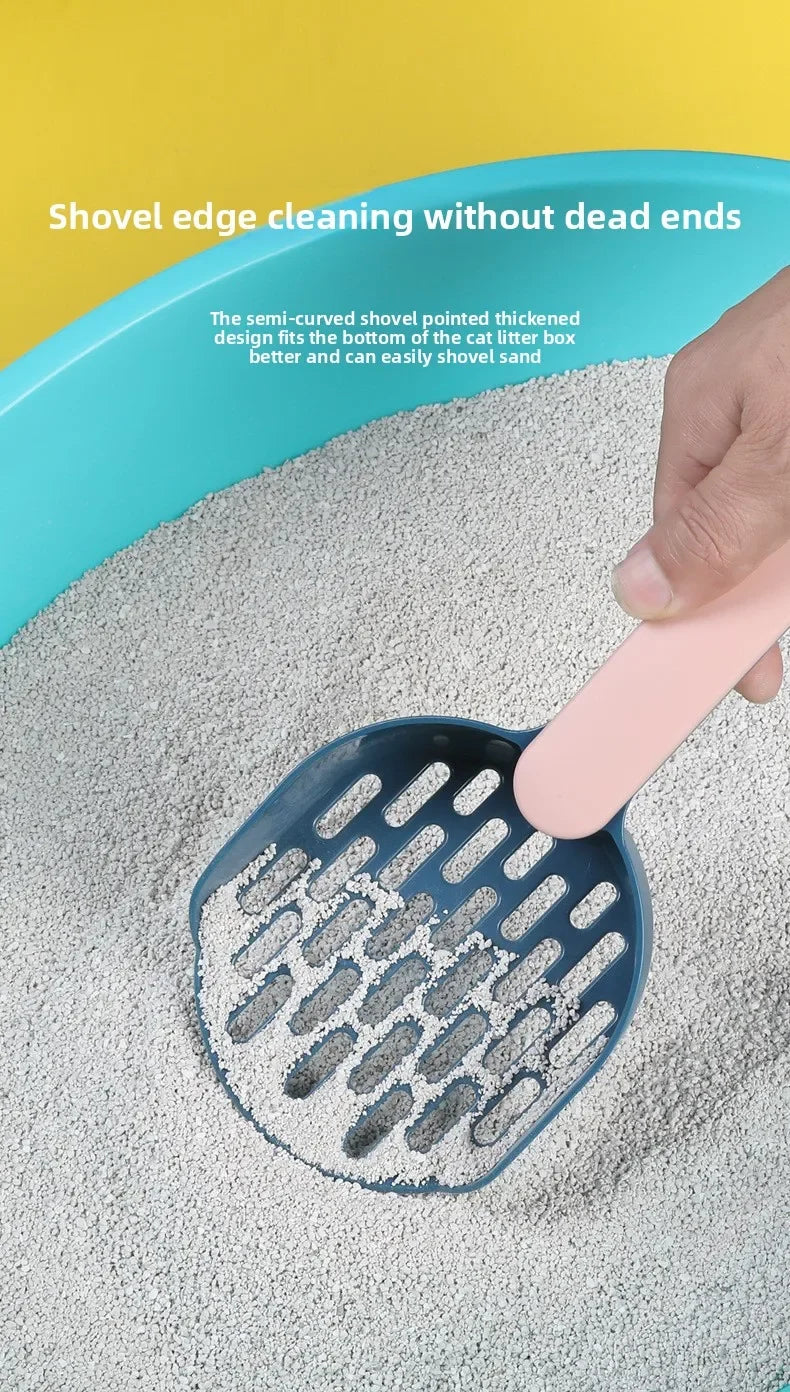 Pet litter scoop set specialized cat litter filter matching base fine hole cat scoop cleaning pet supplies