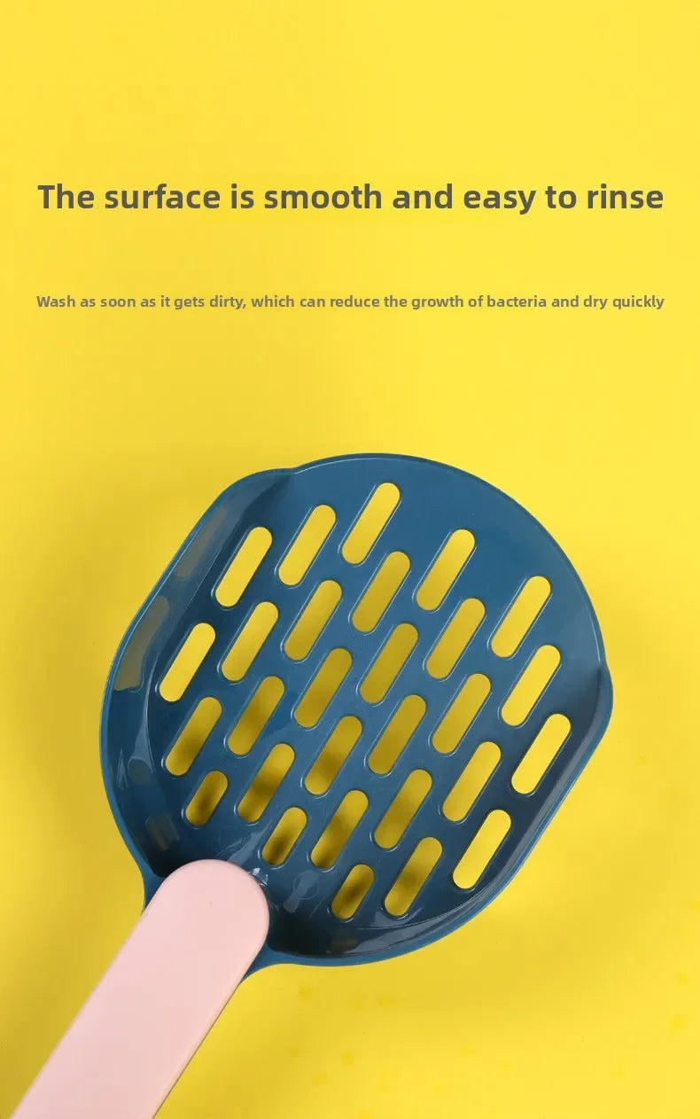Pet litter scoop set specialized cat litter filter matching base fine hole cat scoop cleaning pet supplies