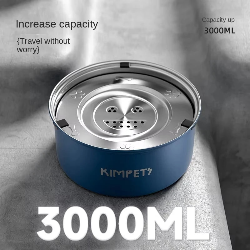 Stainless Steel Dog  Anti-tip Large Capacity Pet  Dog Rice BowL Dog Water Cat  Easy To Clean Slow Food
