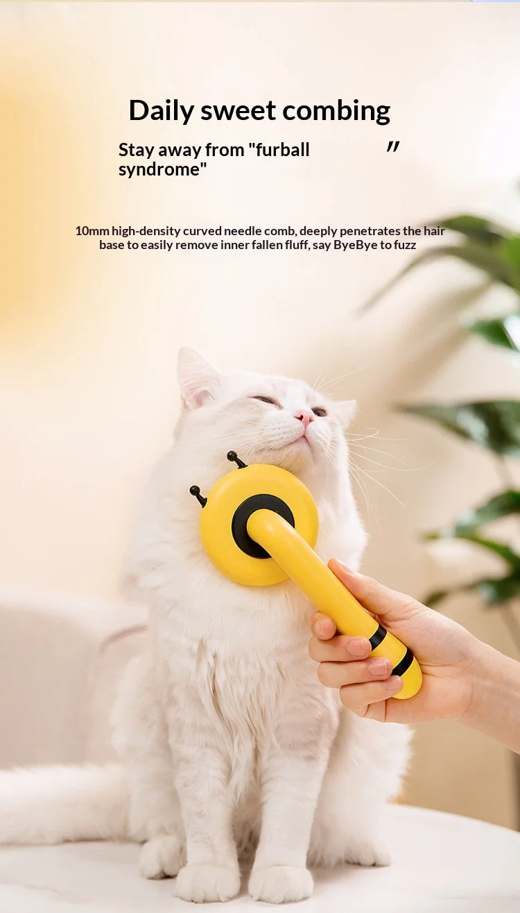 Dog Hair Remover Brush Long Hair Grooming Comb Pet Removes Hairs Cleaning Bath Brush