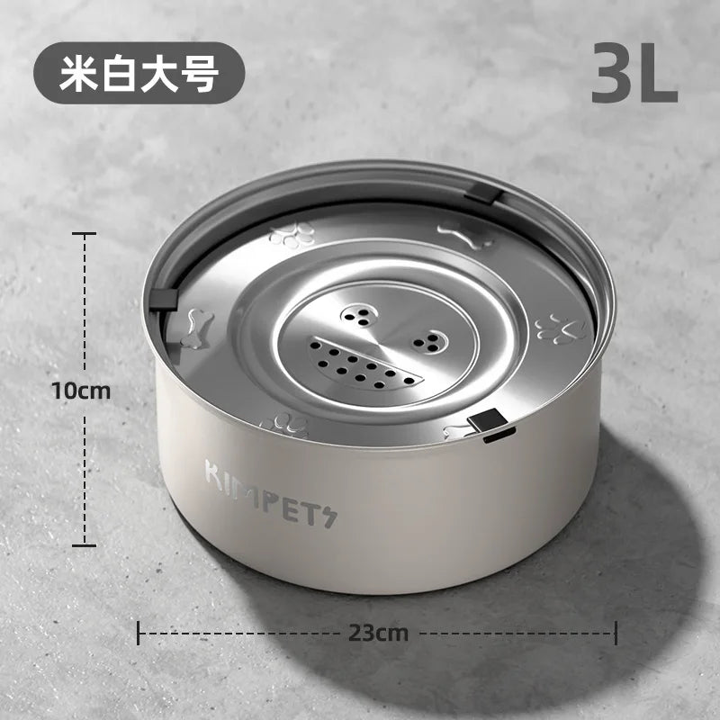 Stainless Steel Dog  Anti-tip Large Capacity Pet  Dog Rice BowL Dog Water Cat  Easy To Clean Slow Food