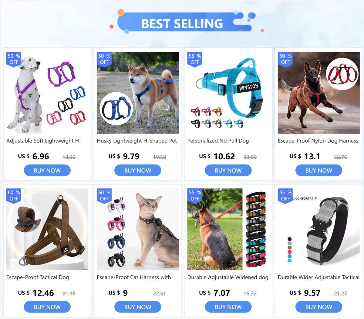 High Elasticity Double Handle Dog Tactical Leash Explosion-proof No Tangle Outdoor Training Walking Nylon Dog Leashes Dogs Items
