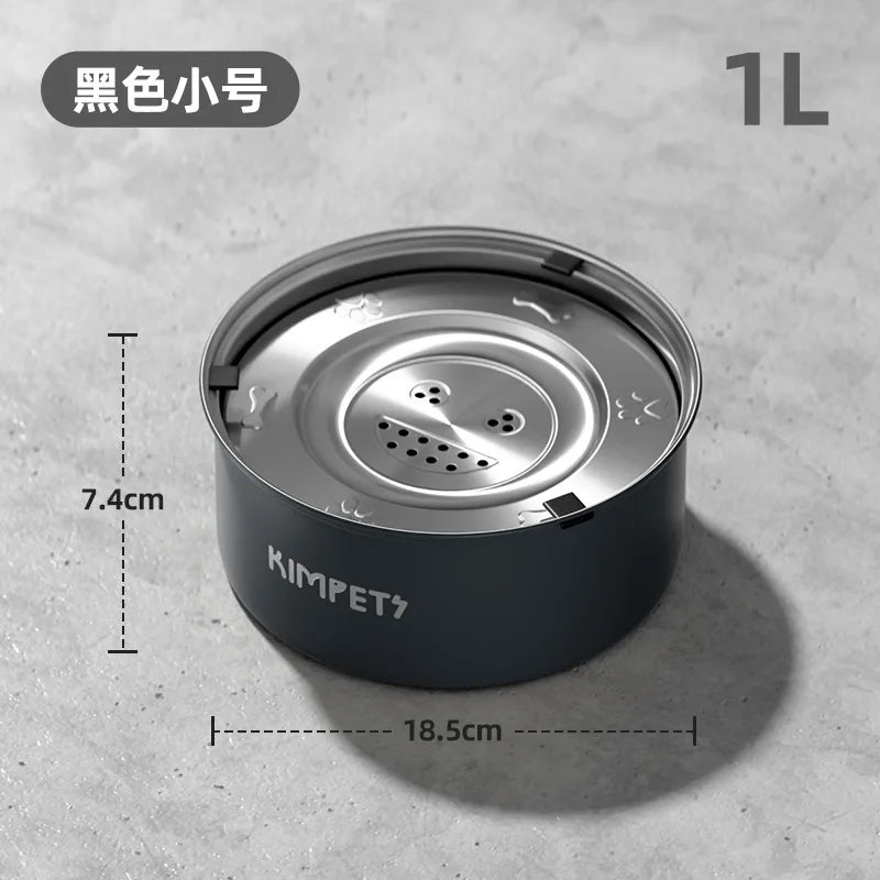 Stainless Steel Dog  Anti-tip Large Capacity Pet  Dog Rice BowL Dog Water Cat  Easy To Clean Slow Food