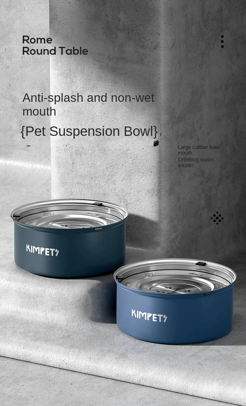 Stainless Steel Dog  Anti-tip Large Capacity Pet  Dog Rice BowL Dog Water Cat  Easy To Clean Slow Food