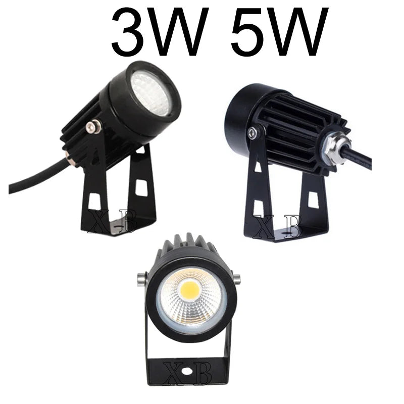 Dimmable Waterproof Landscape led Lawn light 12V 110V 220V Landscape Spot Light IP65 outdoor led light 3W 5W 7W 10W garden lamp