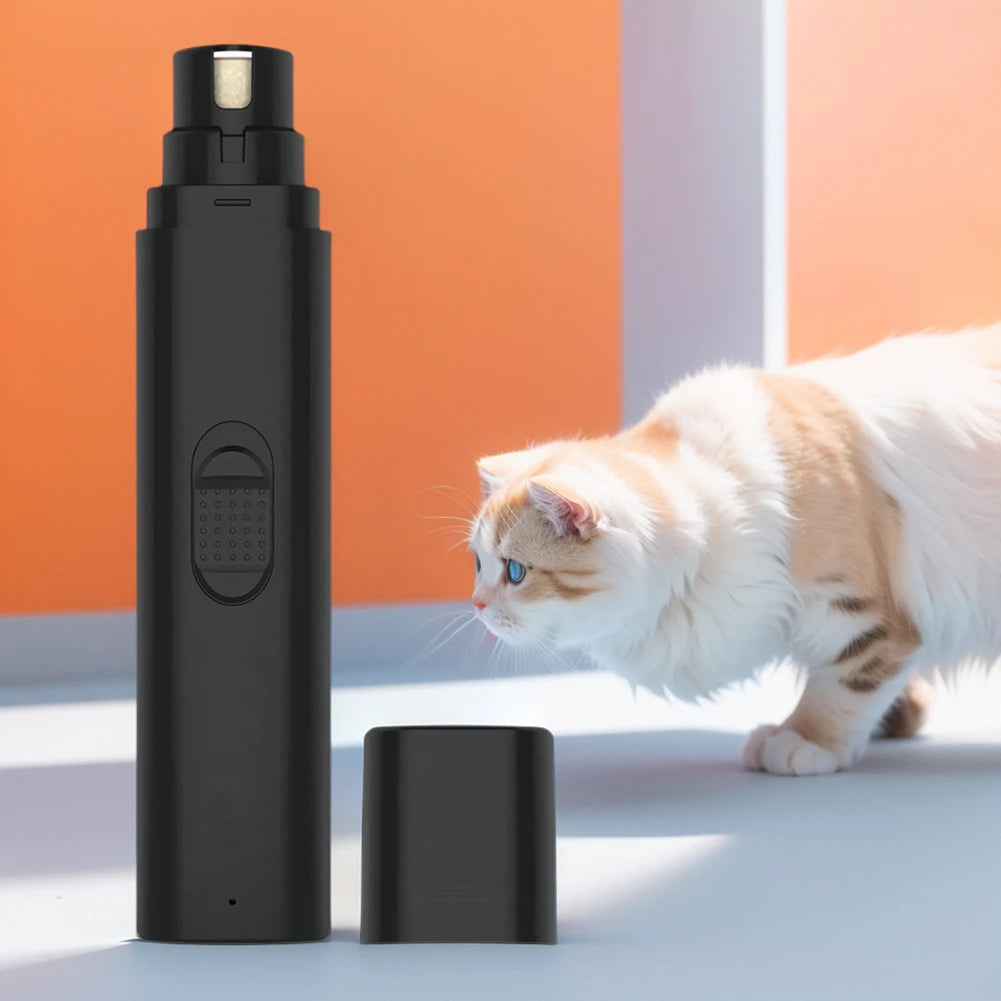 Electric Pet Nail Grinder Painless Paws Grooming and Smoothing Cat Nail Grinder 2-Speed for Small Medium Large Dogs Cats