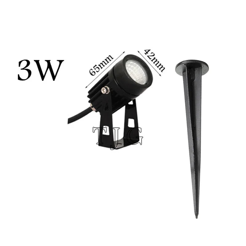 Dimmable Waterproof Landscape led Lawn light 12V 110V 220V Landscape Spot Light IP65 outdoor led light 3W 5W 7W 10W garden lamp
