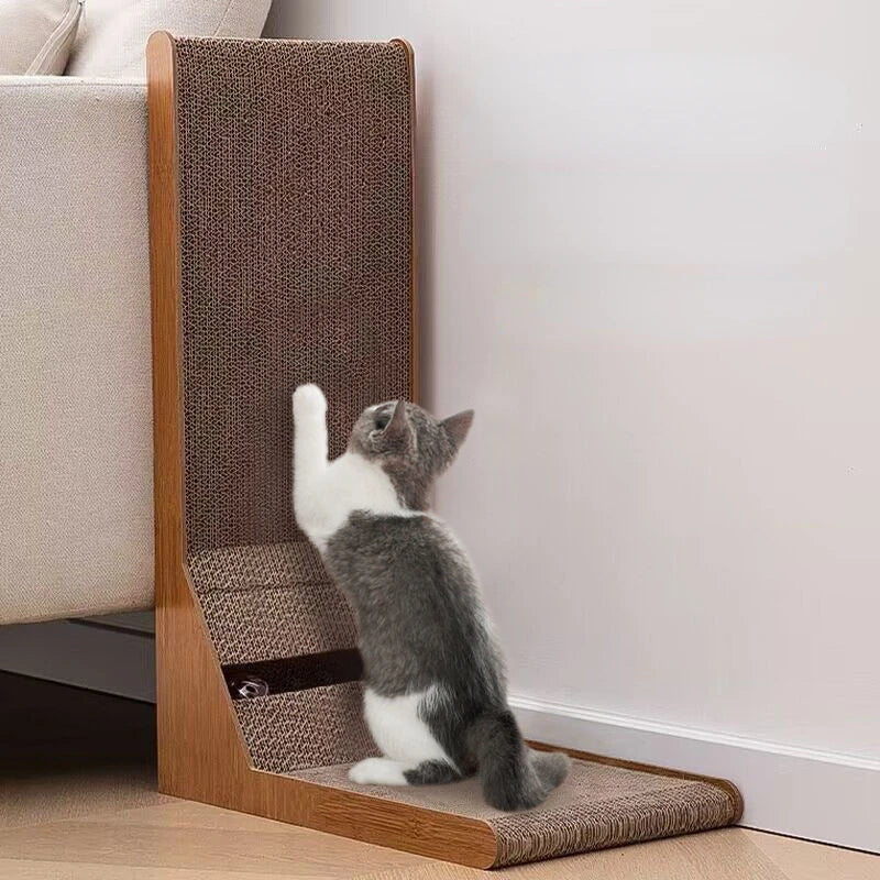 New Style Cat Scratcher Cat Scraper Detachable Wooden Scratching Post for Cats Training Grinding Claw Toys Furniture Protector