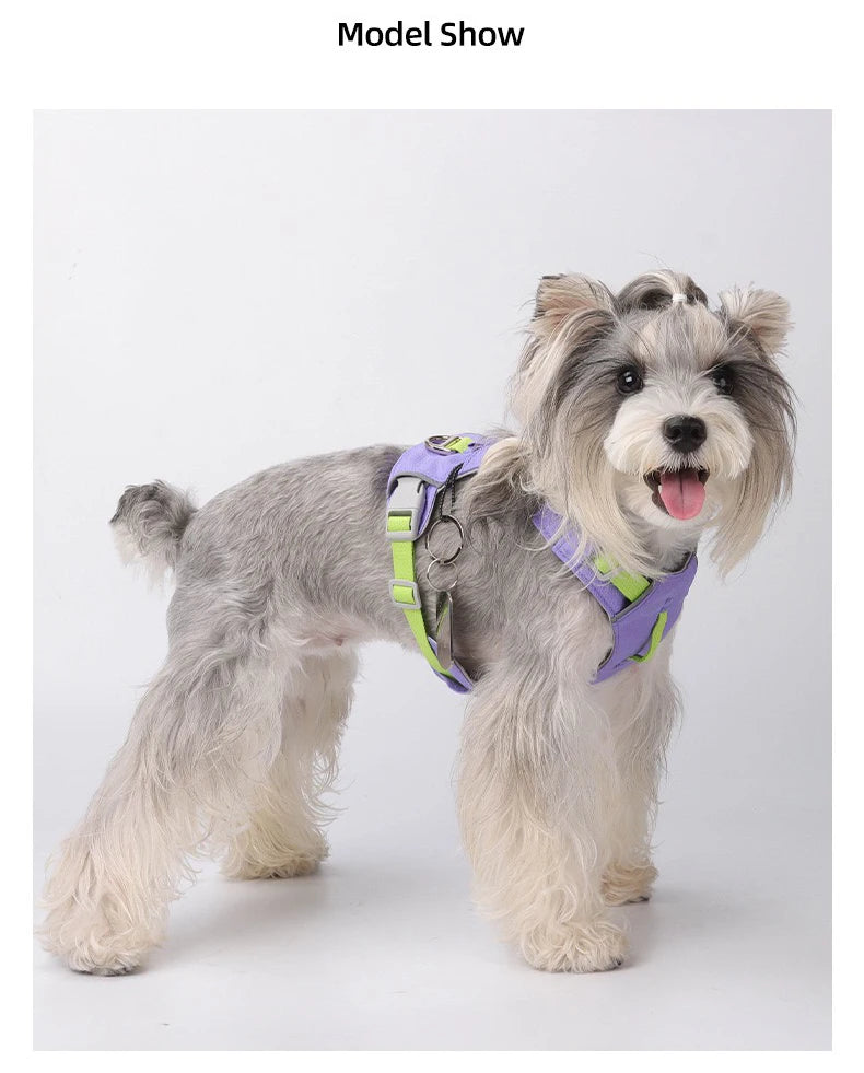 Pet Dog Harness Light Weight Reflective Dog Cat Chest Strap Belt  No Pull Soft Harness Vest Adjustable Outdoor Pets Harness