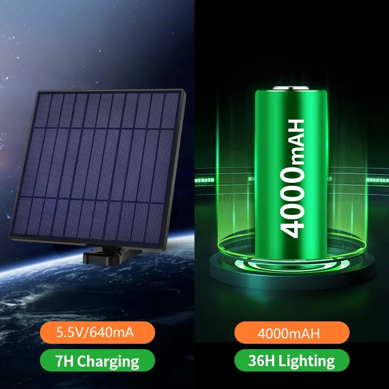 Intelamp 4000mah Solar Pendant Lights Solar Shed Hanging Lights Indoor & Outdoor Waterproof For Garden Terrace Balcony Pavilion