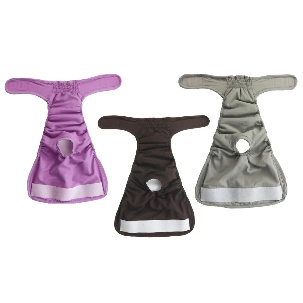Washable Female Dogs Shorts Adjustable & No Leak Comfortable Dog Period Panties Doggies Puppy Underwear for Small and Large Dogs