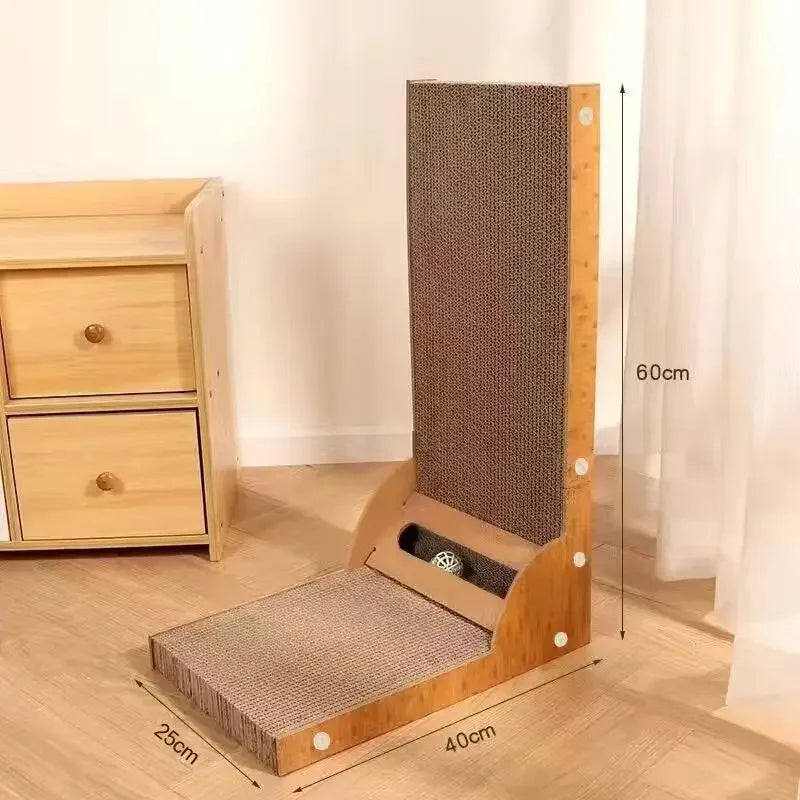 New Style Cat Scratcher Cat Scraper Detachable Wooden Scratching Post for Cats Training Grinding Claw Toys Furniture Protector