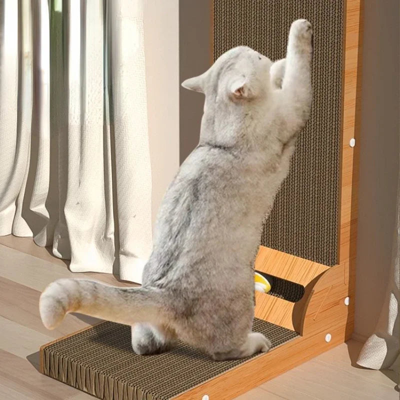 New Style Cat Scratcher Cat Scraper Detachable Wooden Scratching Post for Cats Training Grinding Claw Toys Furniture Protector
