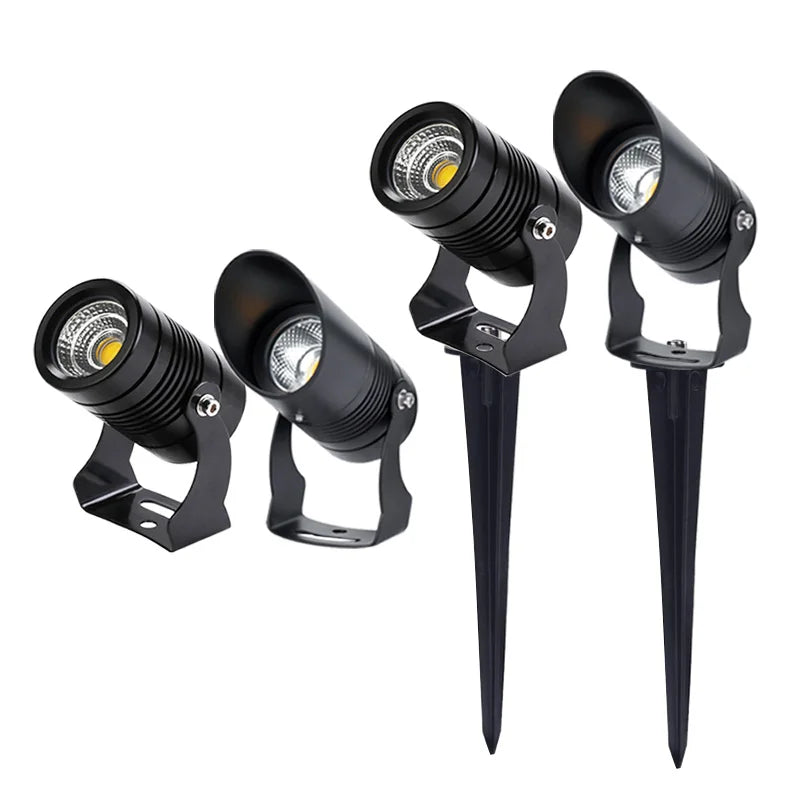 Dimmable Waterproof Landscape led Lawn light 12V 110V 220V Landscape Spot Light IP65 outdoor led light 3W 5W 7W 10W garden lamp